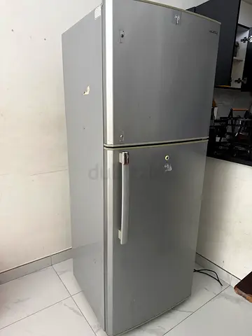 Silver Double Door Refrigerator - Good Working Condition
