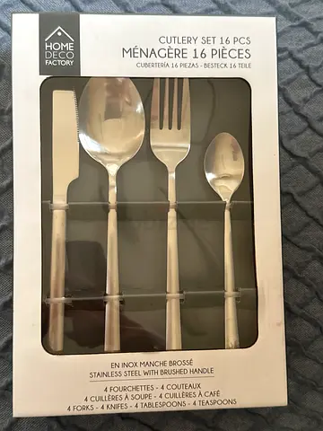 16-piece Stainless Cutlery Set - New in Box