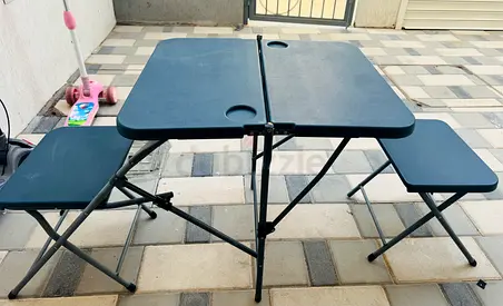 Folding table chair