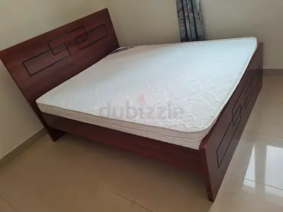 As good as new bed for sale along with  mattress,  Al Nahda ,Sharjah  near sahara mall