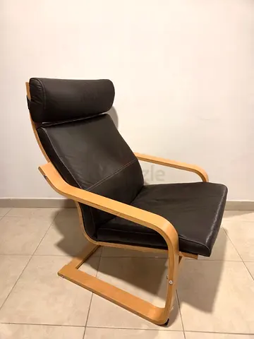Ikea armchair (Dark brown leather)