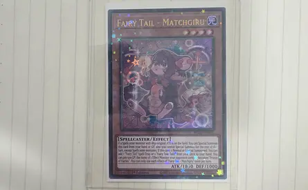 Yu-Gi-Oh! Fairy Tail - MatchgirU (Holo) BLAZING DOMINION. Excellent condition and centering.