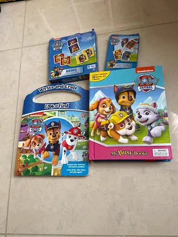Paw Patrol activity and story books - set of 4 (children)