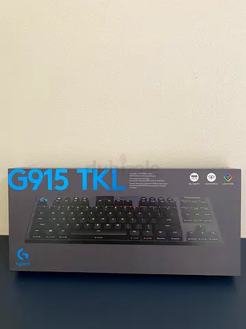 Logitech G915 TKL Wireless Gaming Keyboard (Clicky Switches - Blue)