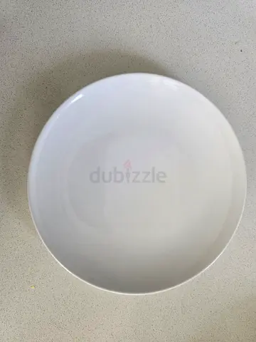 White Ceramic small Serving plate - Simple Design