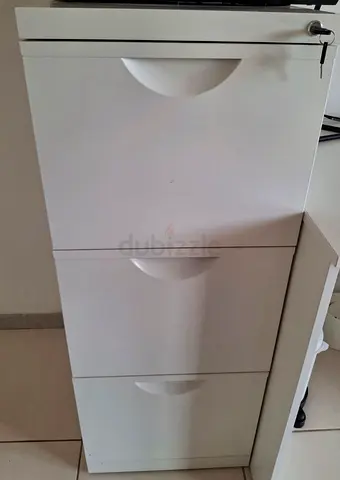 White ikea filing cabinet