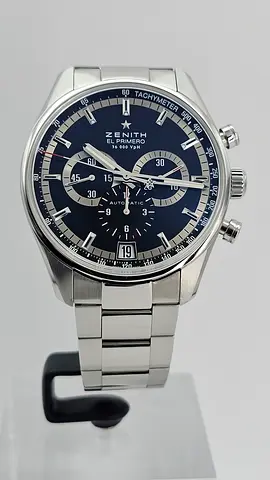 Zenith El Primero 36,000 VpH 42mm Black Dial Steel Chronograph 03.2040.400 – Full Set