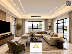 5-bedroom villa + roof + large setback, exceptional location, custom-built, ready with electricity,