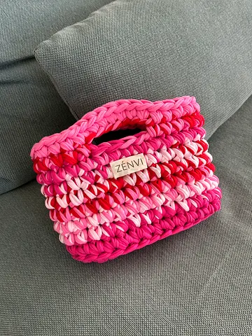 Crochet mini bag