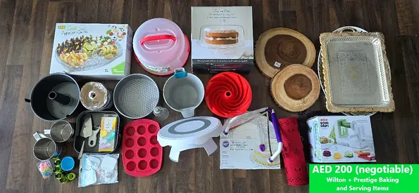 Wilton  Prestige baking and serving items bundle - lightly used, 30+ pieces