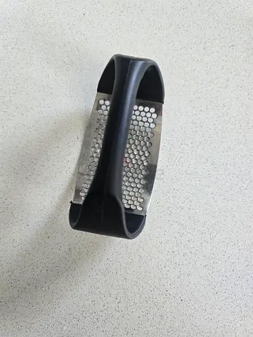Handheld Stainless Steel Citrus/Zest Grater with Black Grip
