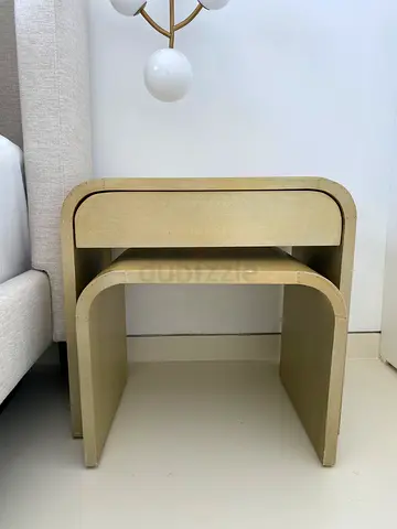 West Elm Vella Nested Bedside Tables 61cm