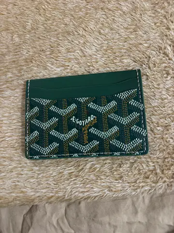 Men’s Green Goyard Cardholder