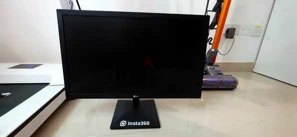 LG 22-inch Monitor on Stand - Good Working Condition