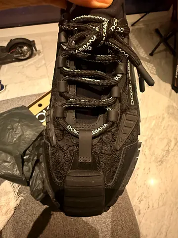 Dolce  Gabbana Black Chunky Sneakers — Size Unspecified, Excellent Condition