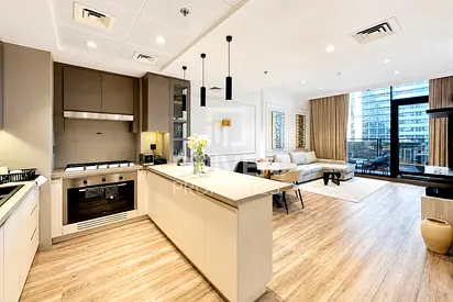 Upgraded Unit with Study Room | Furnished