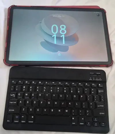 Teclast 11inch AI Android Tablet Bundle – 128GB + Keyboard , Case  Charger