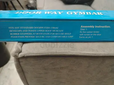 Door Way Gymbar Pull Up Bar 83–130cm – Like New