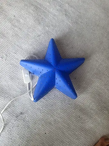 Star shaped night light wall mounted for kids room