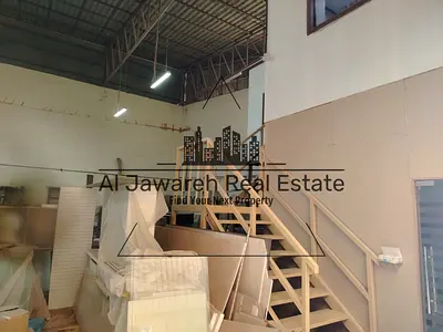 Open warehouse with yard for annual rent in Umm Al Quwain, located in a prime area suitable for various commercial, industrial,