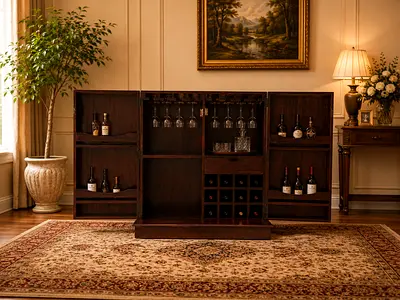 Marina Home solid wood Bar