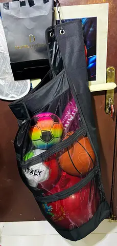 79 AED - Hanging Toys/Ball Storage with FREE balls