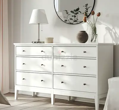 White 6-Drawer Dresser / Chest — IDANAS From IKEA