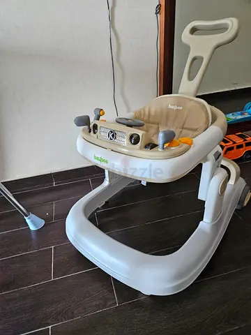 Baybee Beige Baby Walker with Play Tray and Push Handle - Good Condition