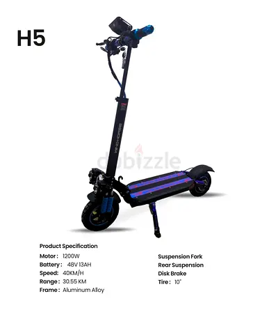 H5 Electric Scooter 1 YEAR WARRANTY Windhorse