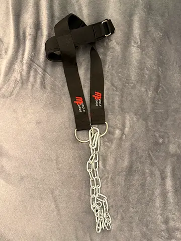 Muscle Force Neck Harness with Chain — Used Twice, Like New