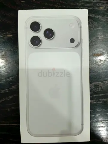 Iphone 17pro max silver 256gb box pack