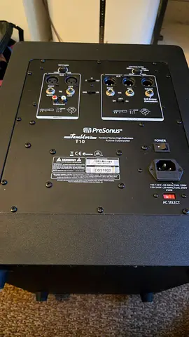 PreSonus Temblor T10 Active Studio Subwoofer