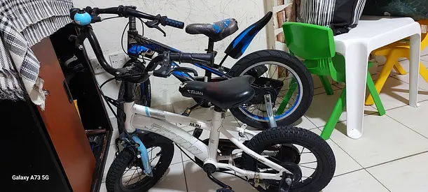 Kids 14-inch and 16-inch Bicycle Set - Good Condition