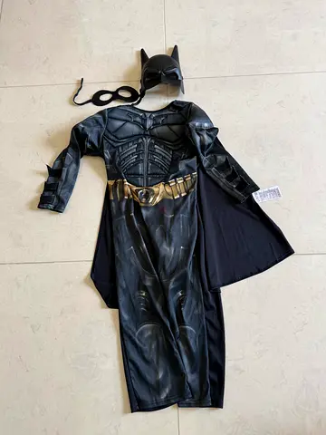 Childs Batman Costume 110cm with Cape and Mask