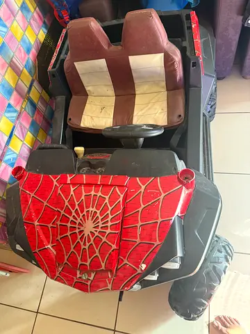 Kids Electric Ride-On Car - Spider Design, Needs Minor Repairs