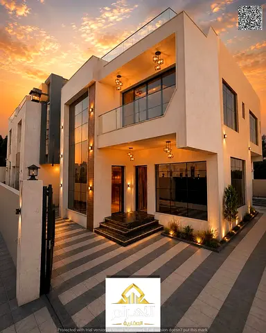 5-bedroom villa + roof + large setback, exceptional location, custom-built, ready with electricity,