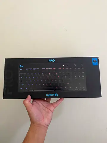 Logitech G Pro Mechanical Wired Gaming Keyboard (Clicky - Blue Switches)