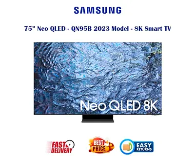 Samsung 75 Inch 8K Smart TV UAE - Neo QLED QN900C 2023 Model - 144Hz Gaming Beast - FREE DELIVERY