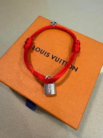 Authentic Louis Vuitton Silver Lockit Bracelet