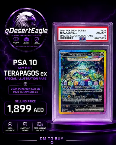 PSA 10 TeraPagos ex Special Illustration Rare Pokémon Card (2024) - GEM MINT