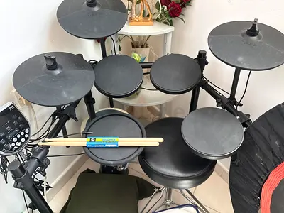 Alesis Electronic Drum Kit with Stool and Sticks - Ready to Play