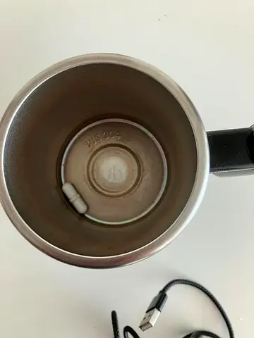 Topretty Self Stirring Mug Rechargeable Coffee Cup Stainless Steel