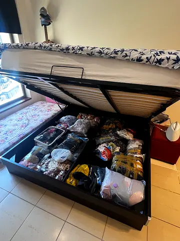 Hydraulic Storage Bed with Mattress