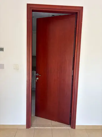 Solid Wooden Interior Door with Frame - Good Condition