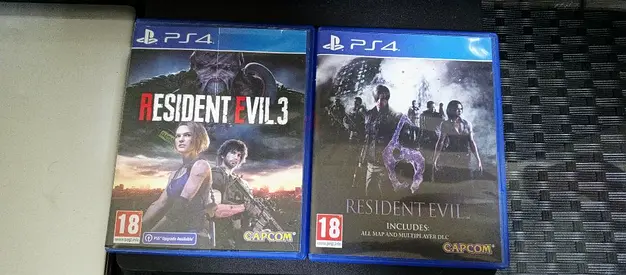 Resident Evil 3  Resident Evil 6 PS4/PS5 Discs – good  Condition