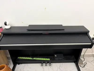 Kawai digital piano - well maintained, 3 pedals, black