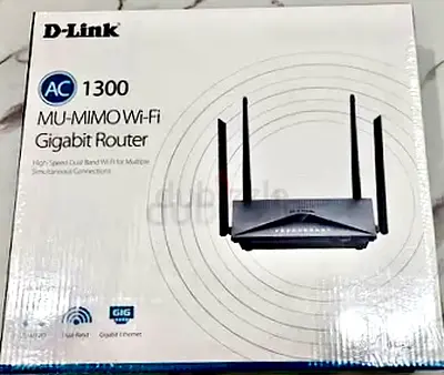 D-Link AC1300 MU-MIMO Gigabit Wi-Fi Router (Like New, Boxed)