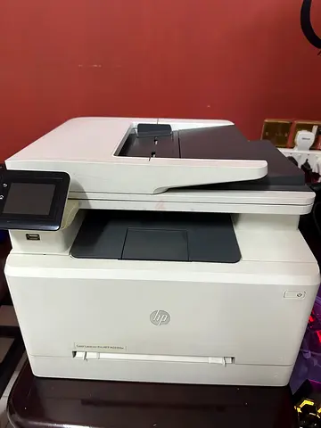 HP LaserJet Multifunction Printer - Copier  Scanner, Model: MFP M281fdw Good Working Condition