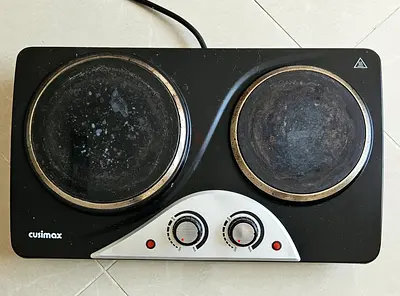 Double Electric Hot Plate Portable Cooker - working perfect