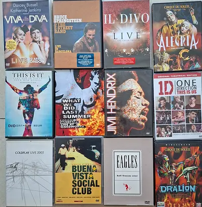 Music DVD collection